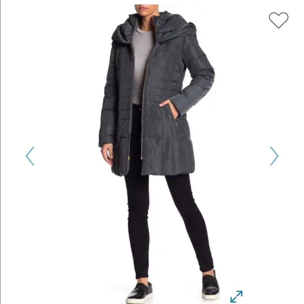 Cole Haan Front Zip Jacket in Grey